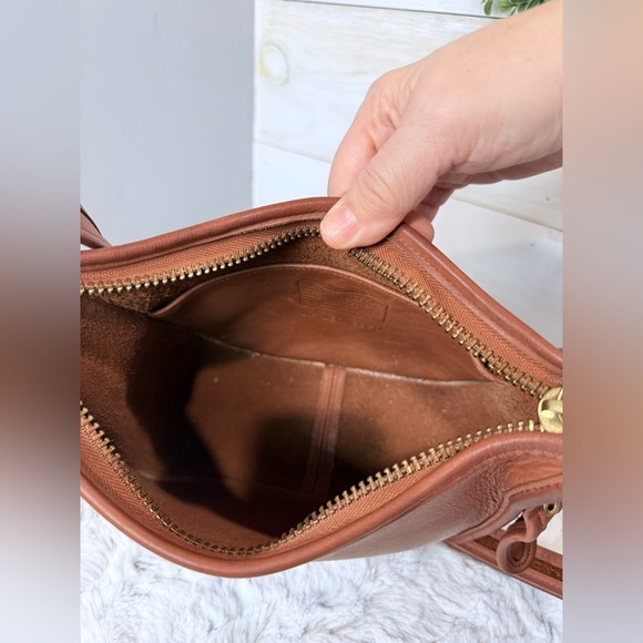 Coach 9950 Legacy Zip Shoulder Bag Mahogany Vintage Leather Crossbody 1999 USA - Picture 10 of 12